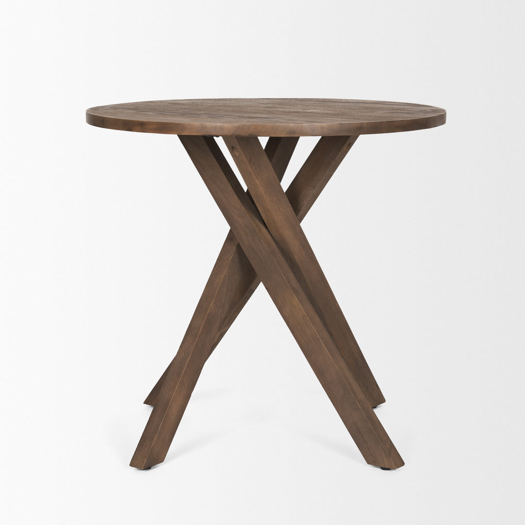 Solana Medium Brown Wood Foyer Table Dining Room Mercana