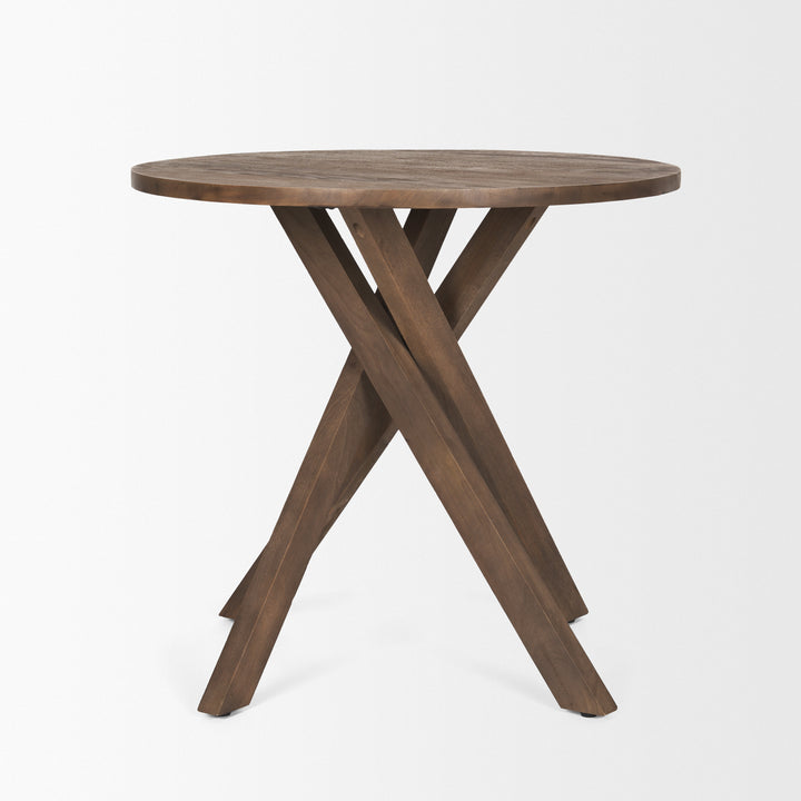 Solana Medium Brown Wood Foyer Table Dining Room Mercana