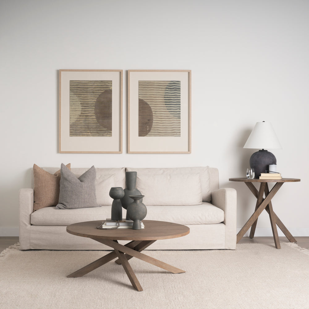 Kaz Earthy Brown Ceramic Vase Decor Mercana