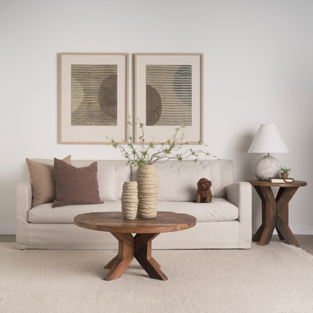 Heidi Reclaimed Brown Wooden Coffee Table Living Room Mercana