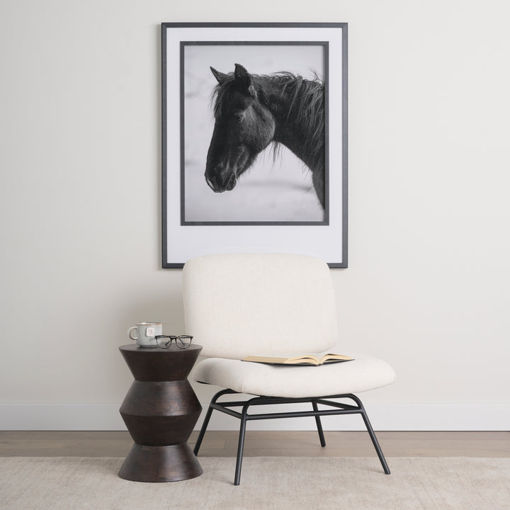 Odessa Dark Brown Wood Accent Table Dining Room Mercana