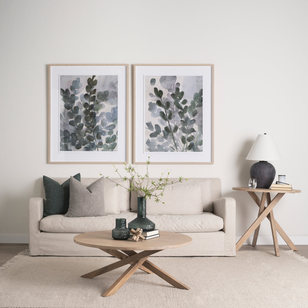 Solana Light Brown Wood Coffee Table Living Room Mercana