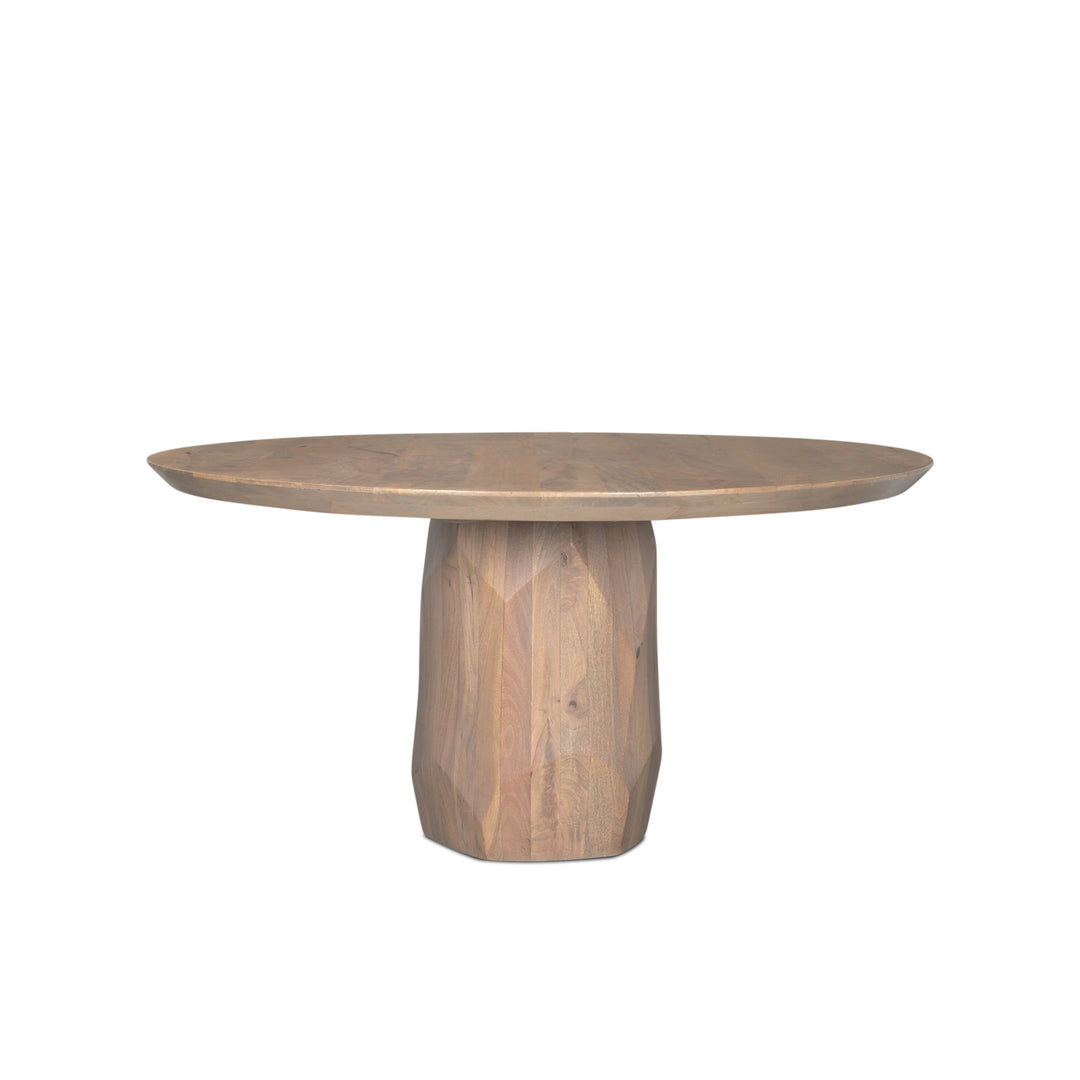 Fitzgerald 60" Light Brown Wood Dining Table Dining Room Mercana
