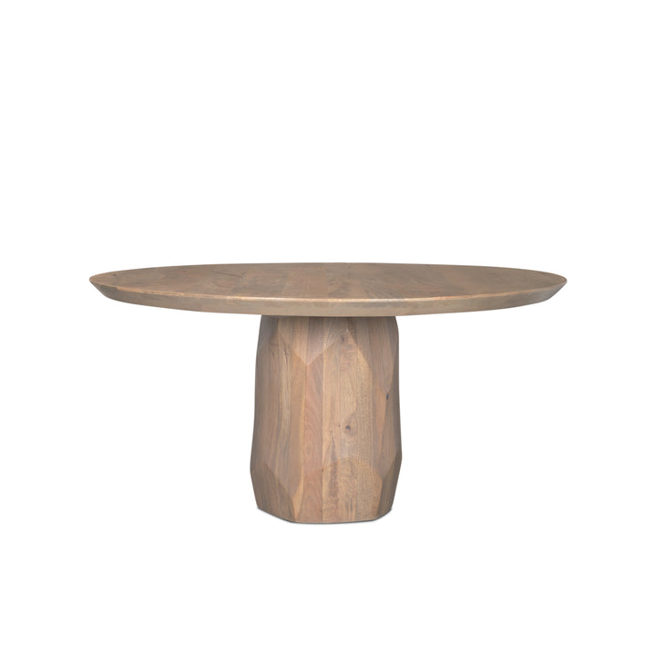 Fitzgerald 60" Light Brown Wood Dining Table Dining Room Mercana