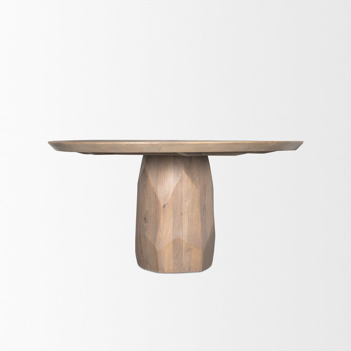 Fitzgerald 60" Light Brown Wood Dining Table Dining Room Mercana