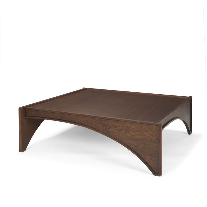 Laraya Medium Brown Wood Coffee Table Living Room Mercana
