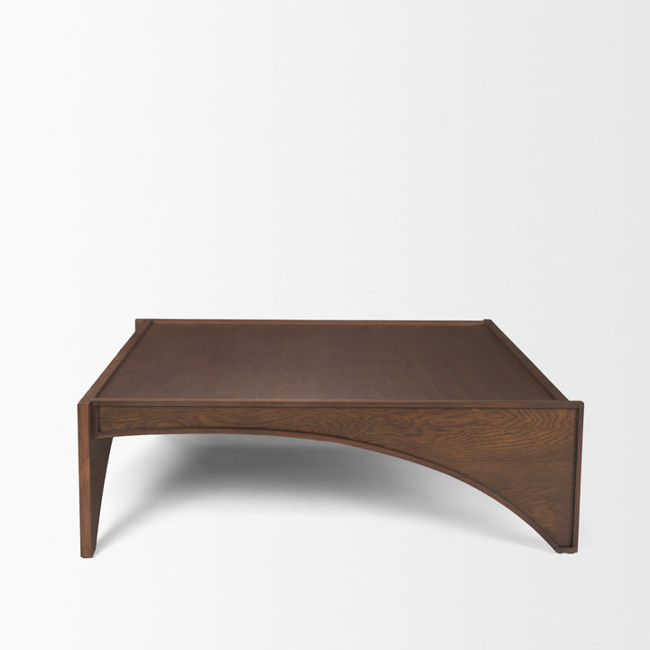 Laraya Medium Brown Wood Coffee Table Living Room Mercana