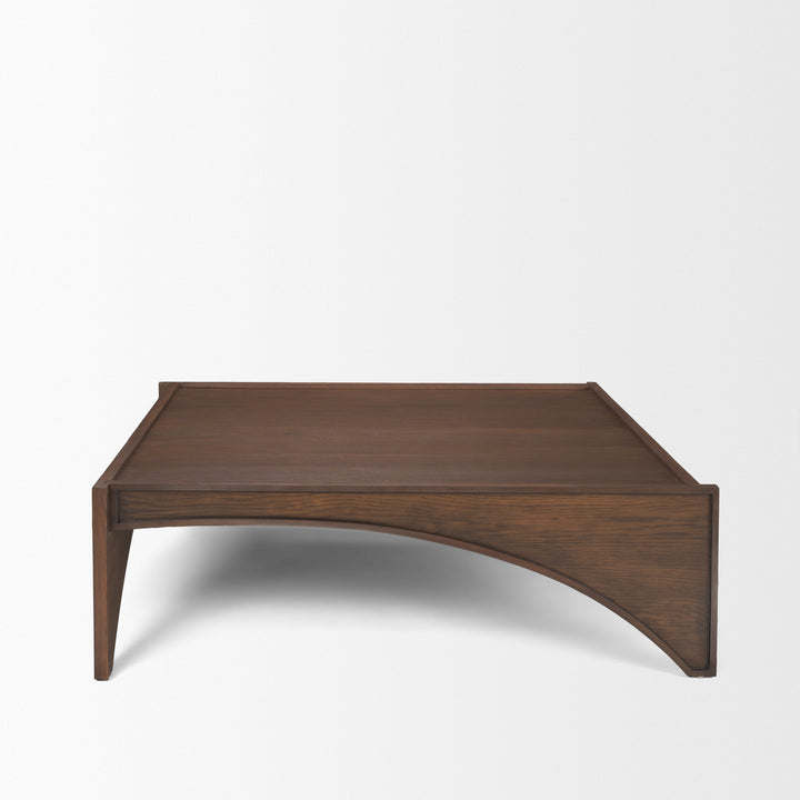 Laraya Medium Brown Wood Coffee Table Living Room Mercana