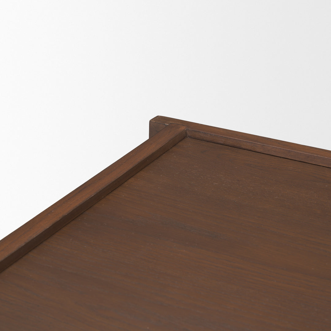 Laraya Medium Brown Wood Coffee Table Living Room Mercana