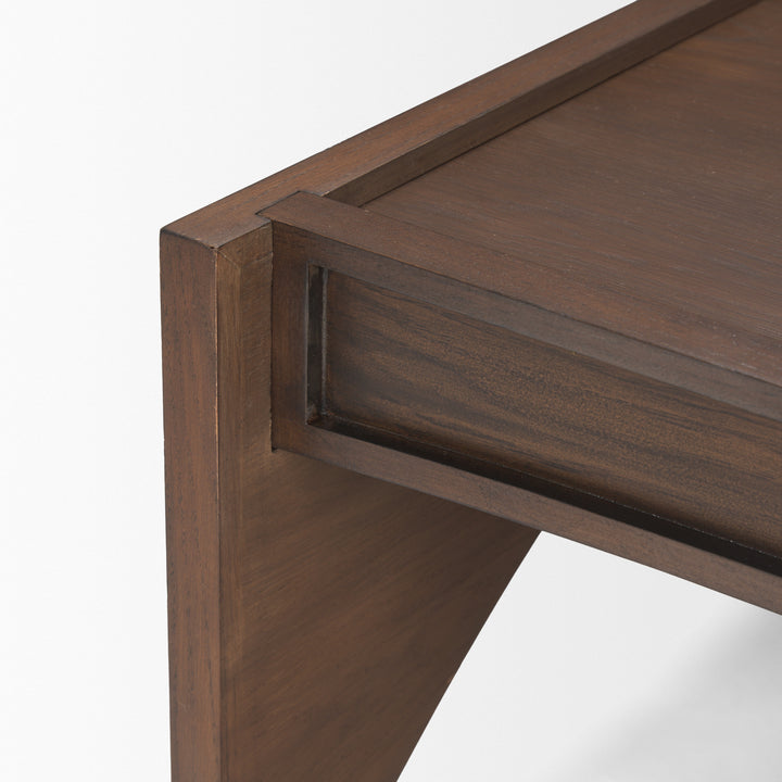 Laraya Medium Brown Wood Coffee Table Living Room Mercana