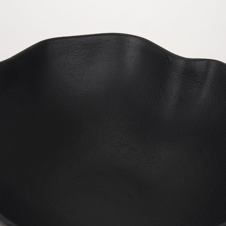 Radka Small Matte Black Metal Decorative Bowl Decor Mercana