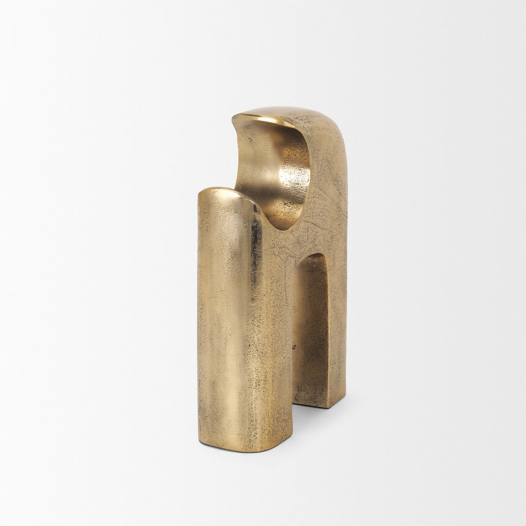 Renni Antiqued Brass Small Decorative Sculpture Decor Mercana