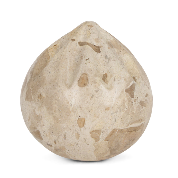 Caprie Large Beige Marble Decorative Juice Squeezer Decor Mercana