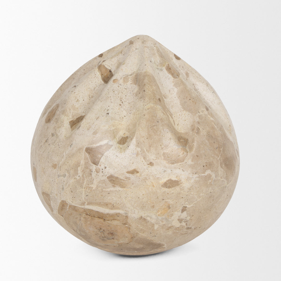 Caprie Large Beige Marble Decorative Juice Squeezer Decor Mercana