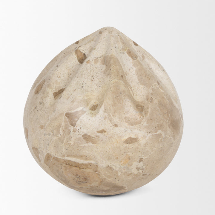 Caprie Large Beige Marble Decorative Juice Squeezer Decor Mercana