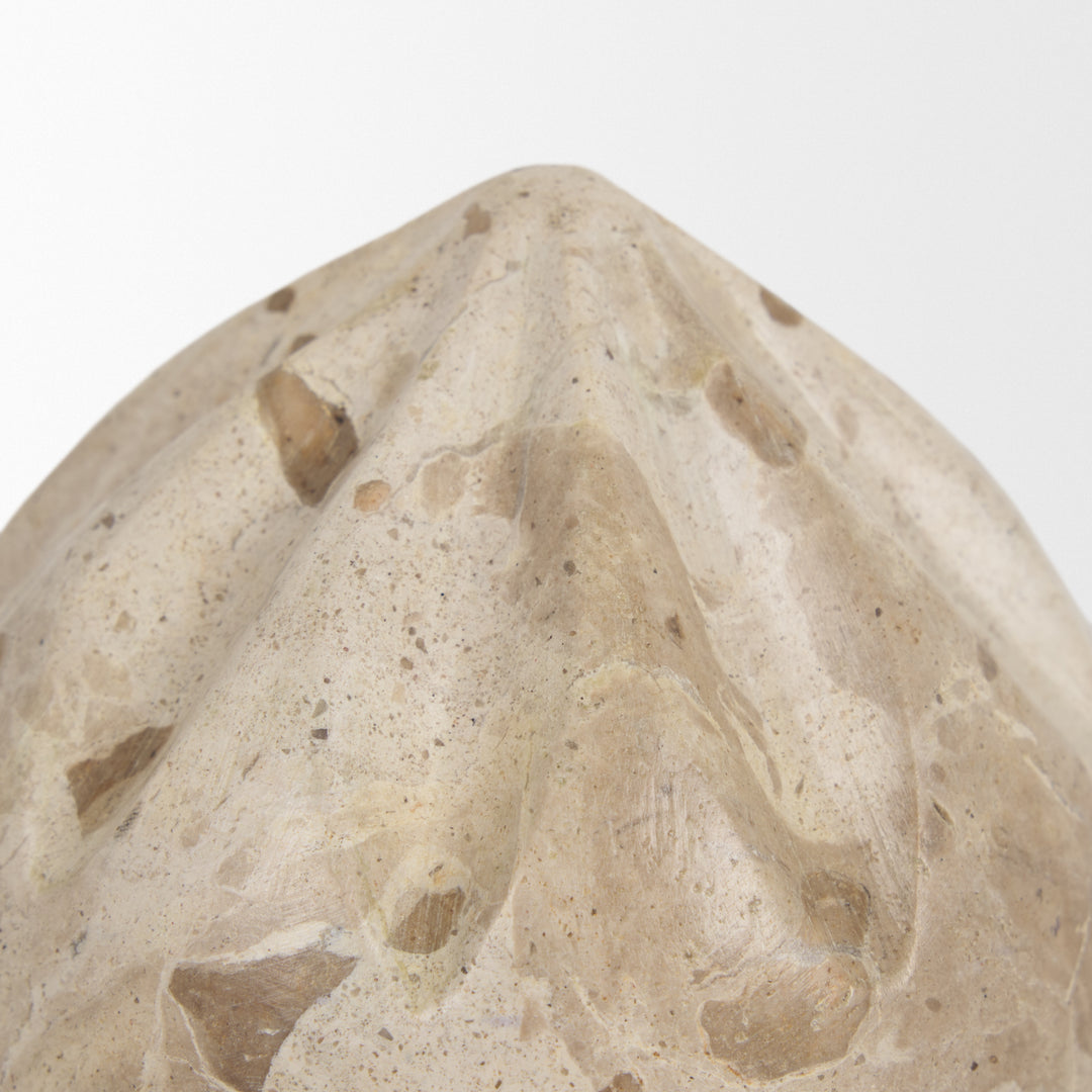 Caprie Large Beige Marble Decorative Juice Squeezer Decor Mercana
