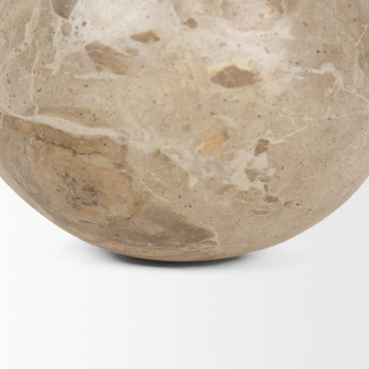 Caprie Large Beige Marble Decorative Juice Squeezer Decor Mercana