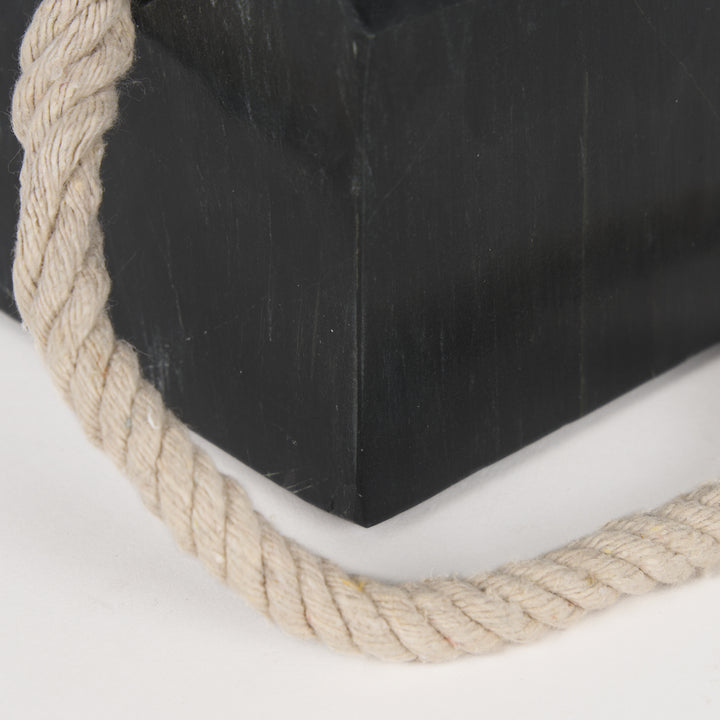 Raena Black Marble House Door Stopper Decor Mercana