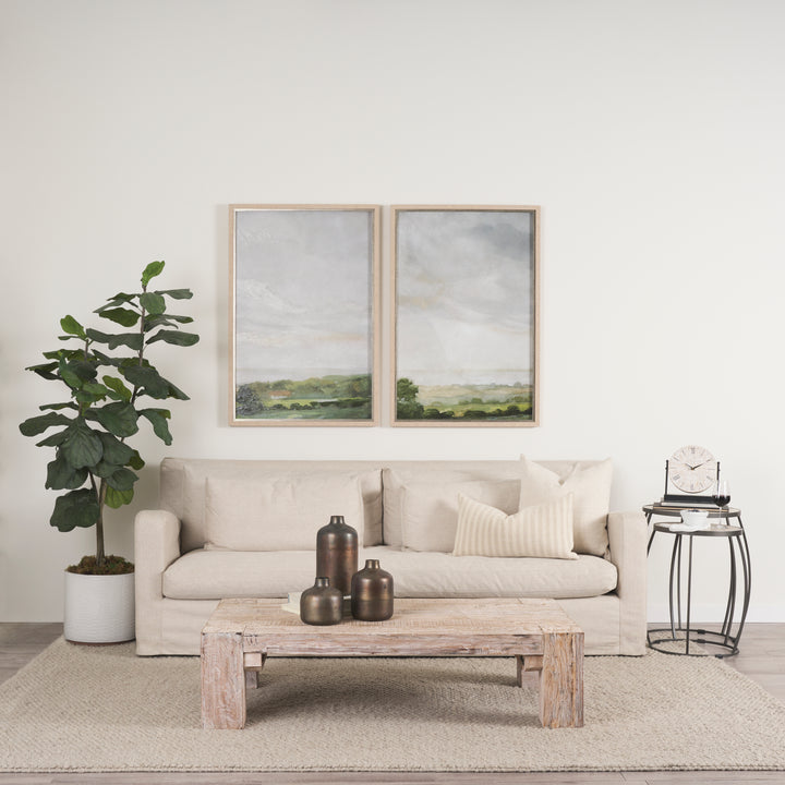 Daya Medium Antiqued Gold Metal Vase Decor Mercana