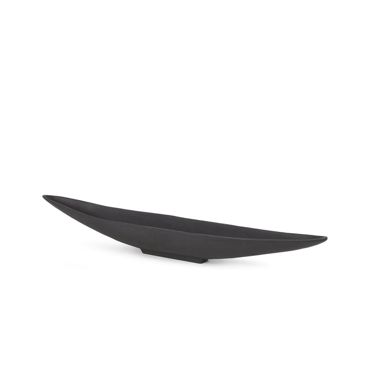 Piero Small Matte Black Metal Decorative Bowl Decor Mercana