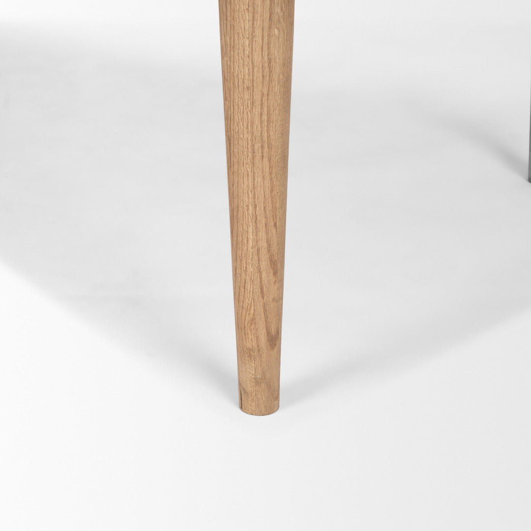 Suvan 72L Light Brown Rectangular Oak Wood Dining Table Dining Room Mercana