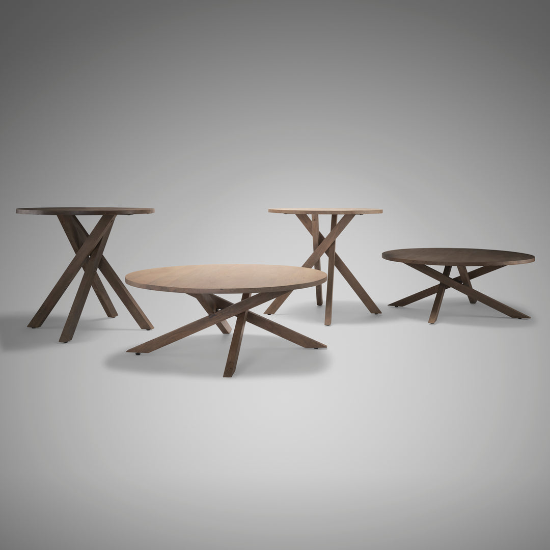 Solana Light Brown Wood Coffee Table Living Room Mercana