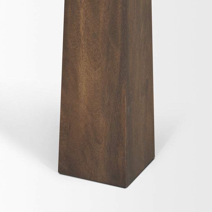 Wolcott Rectangular Dark Brown Solid Wood Dining Table Dining Room Mercana