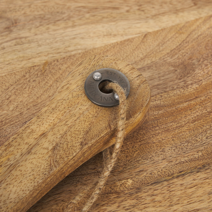 Karana Natural Solid Wood Round Serving Boards Decor Mercana