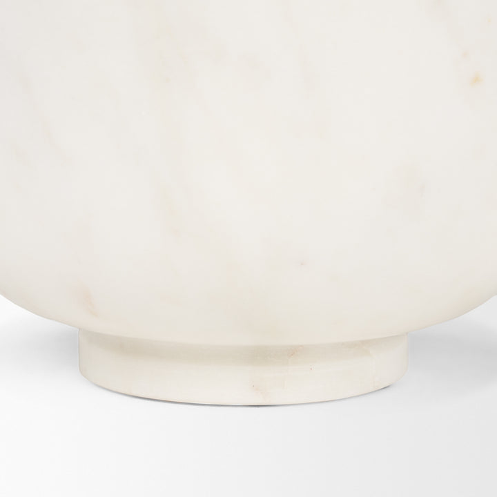 Katora Small Premium Solid White Marble Bowl Decor Mercana