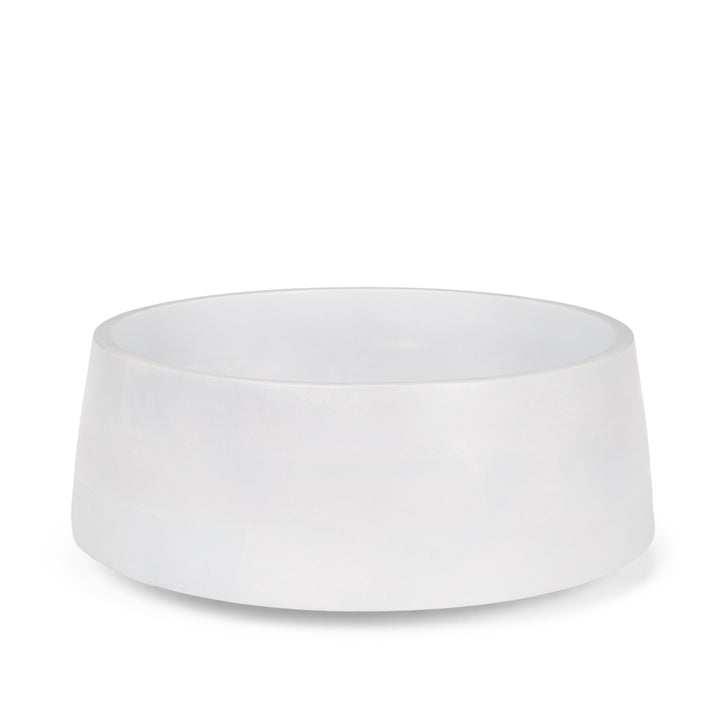 Kadara White Washed Solid Wood Decorative Bowl Decor Mercana