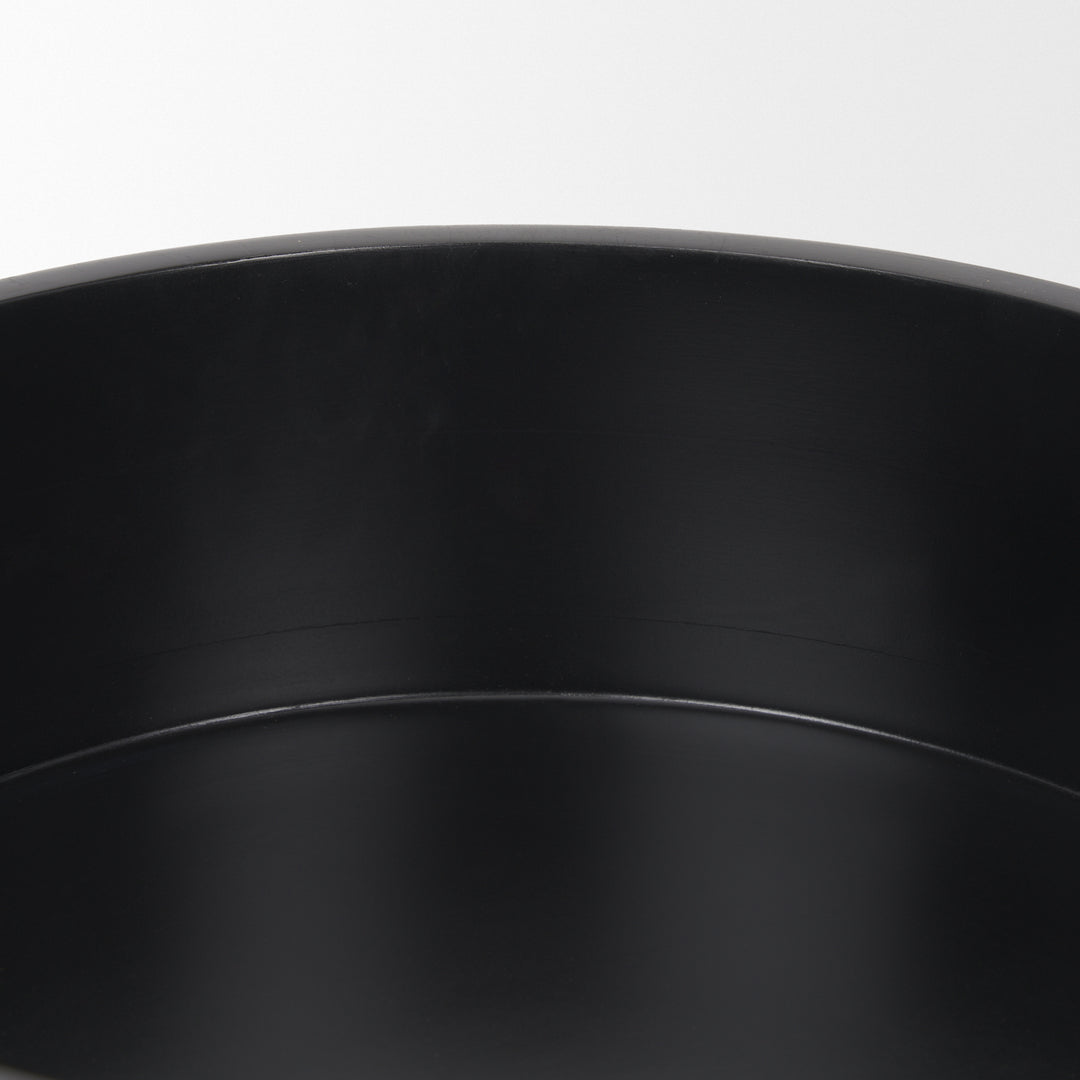 Kadara Black Solid Wood Decorative Bowl Decor Mercana