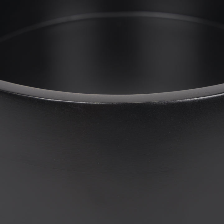 Kadara Black Solid Wood Decorative Bowl Decor Mercana