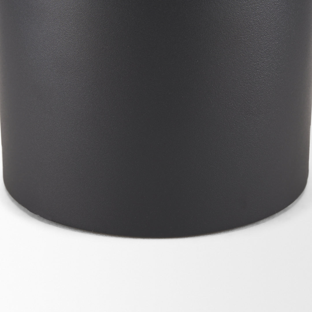 Tosca Small Matte Black Metal Vase Decor Mercana