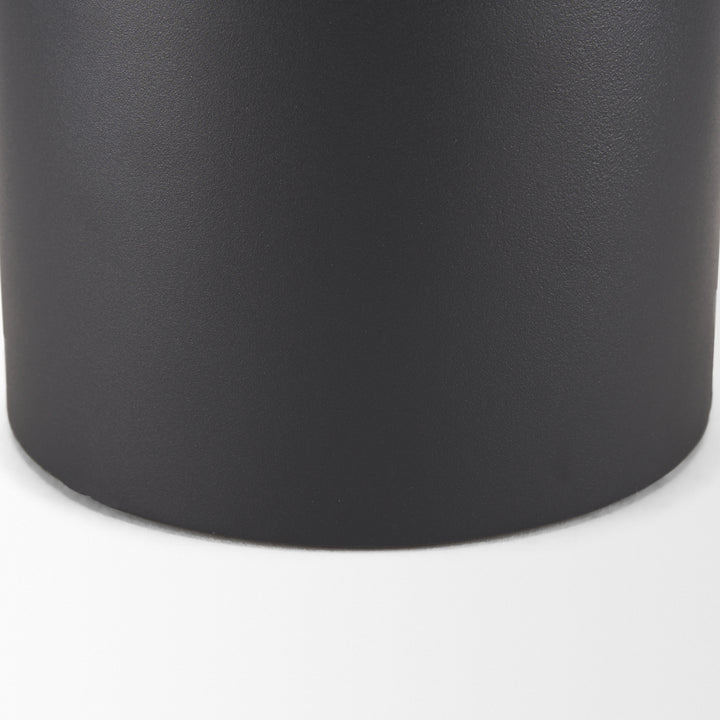 Tosca Small Matte Black Metal Vase Decor Mercana