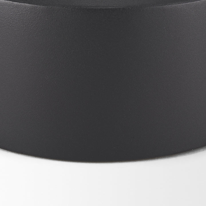 Tosca Medium Matte Black Metal Vase Decor Mercana