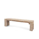 McArthur Whitewash Reclaimed Wood Bench Living Room Mercana 70 inch
