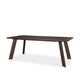 Welborn 84" Dark Brown Wood Rectangular Dining Table Dining Room Mercana #84 inch #dark brown