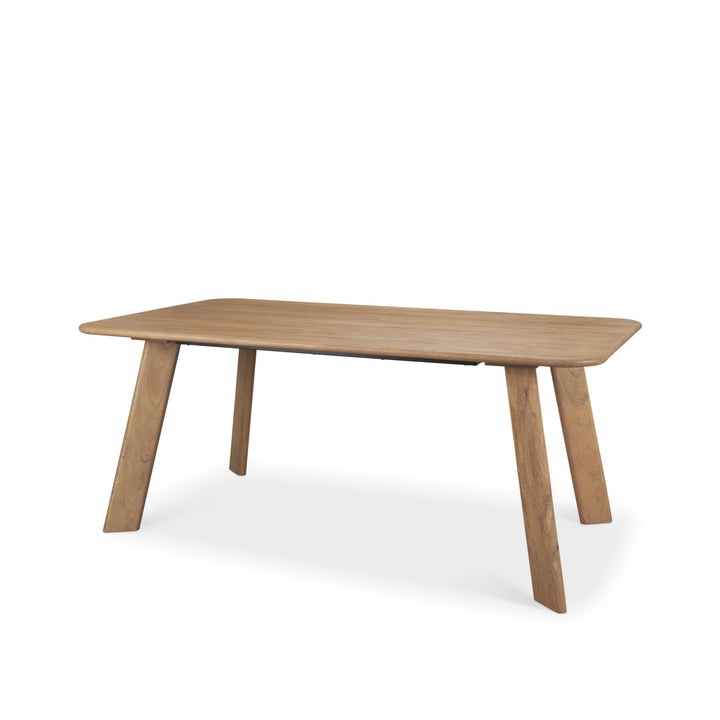Welborn 72" Light Brown Wood Rectangular Dining Table Dining Room Mercana