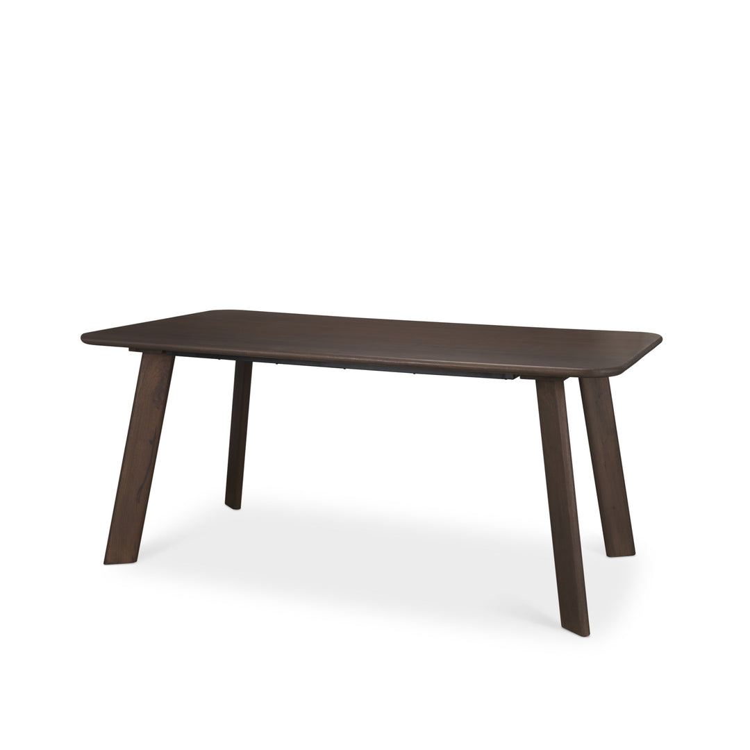 Welborn 72" Dark Brown Wood Rectangular Dining Table Dining Room Mercana