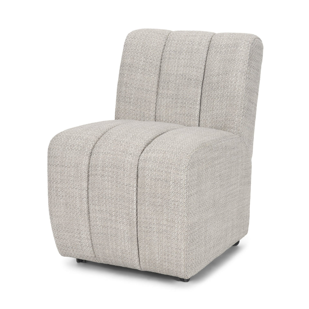 Wilkins Gray Performance Fabric Upholstered Dining Chair Dining Room Mercana