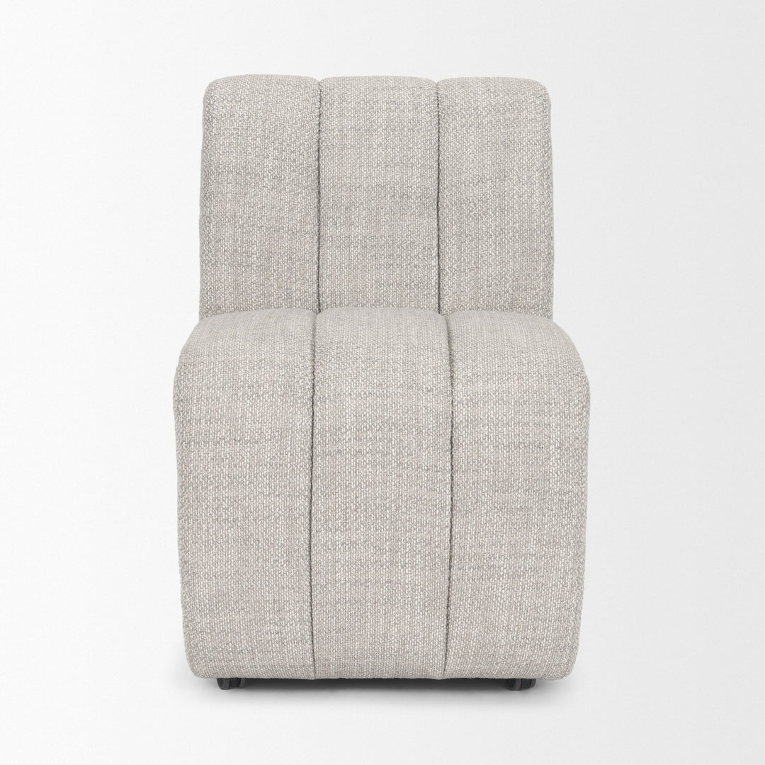 Wilkins Gray Performance Fabric Upholstered Dining Chair Dining Room Mercana
