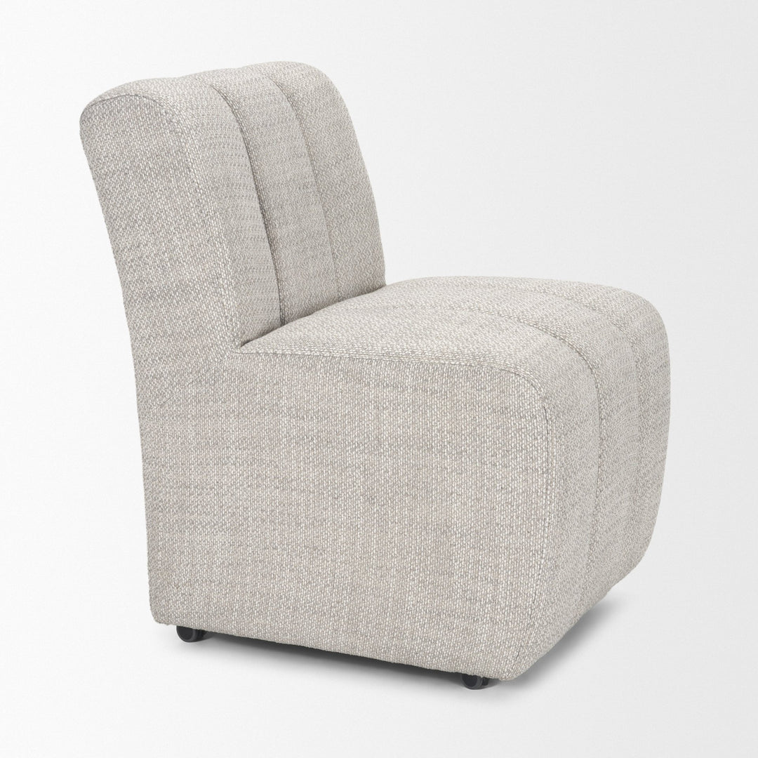 Wilkins Gray Performance Fabric Upholstered Dining Chair Dining Room Mercana