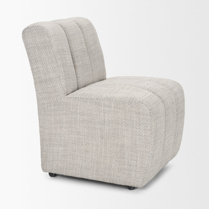 Wilkins Gray Performance Fabric Upholstered Dining Chair Dining Room Mercana