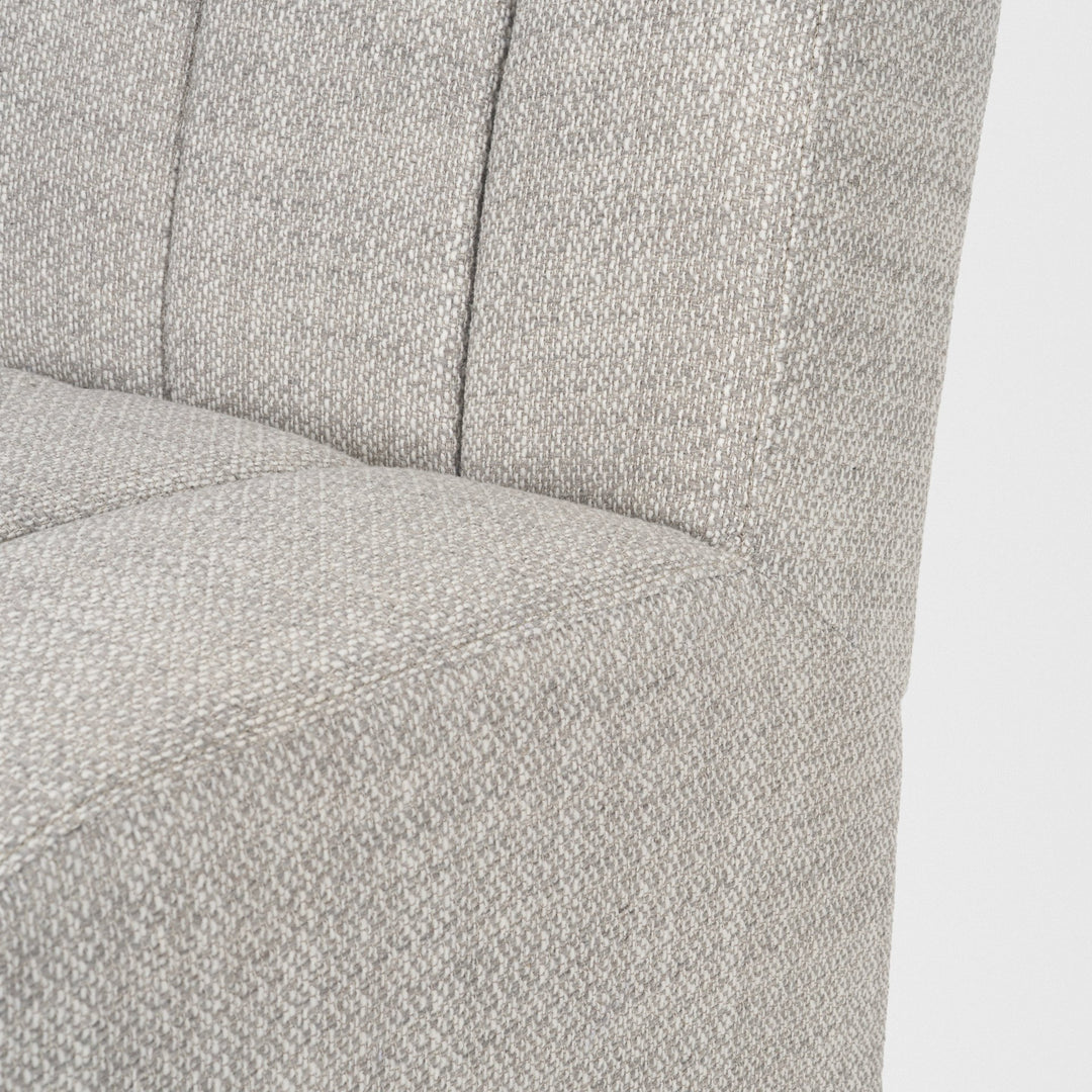 Wilkins Gray Performance Fabric Upholstered Dining Chair Dining Room Mercana
