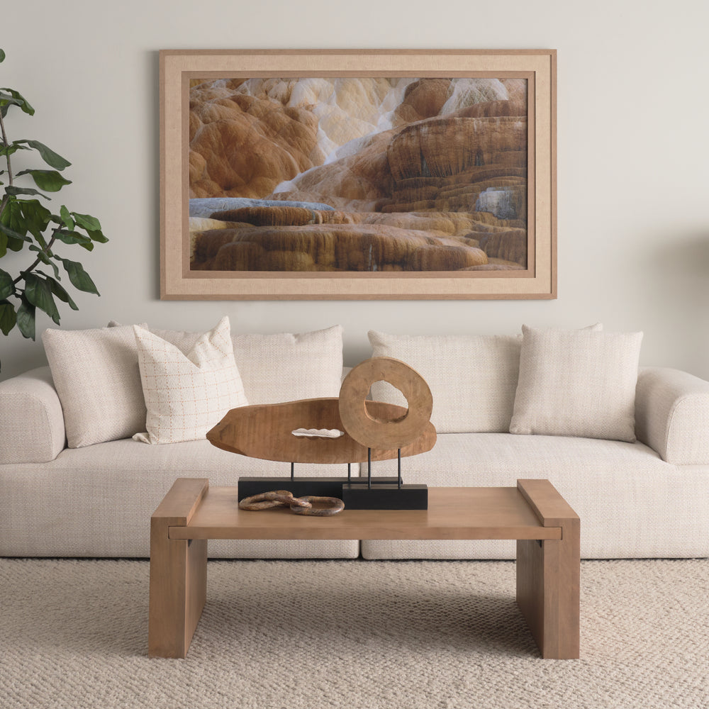 Yeadon I 5L x 34W Brown Shaped Oval Wood Object Decor Mercana