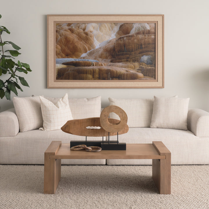 Ironwood II (Small) 13L x 4W Natural Wooden Circular Object Decor Mercana