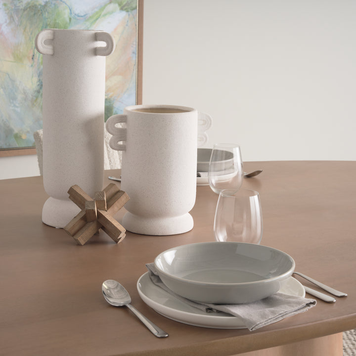 Jovani 94" Solid Light Brown Mango Wood Oval Dining Table Dining Room Mercana