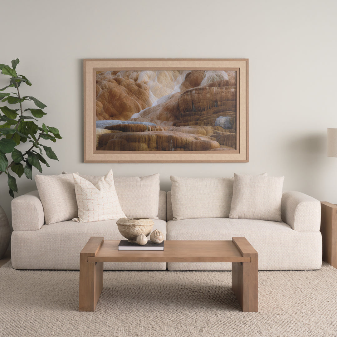Caprie Large Beige Marble Decorative Juice Squeezer Decor Mercana