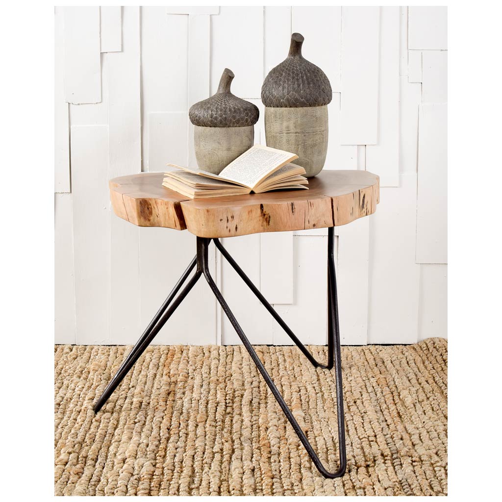 Mandor I (Small) 6L x 6W Brown Resin Acorn Box Decor Mercana