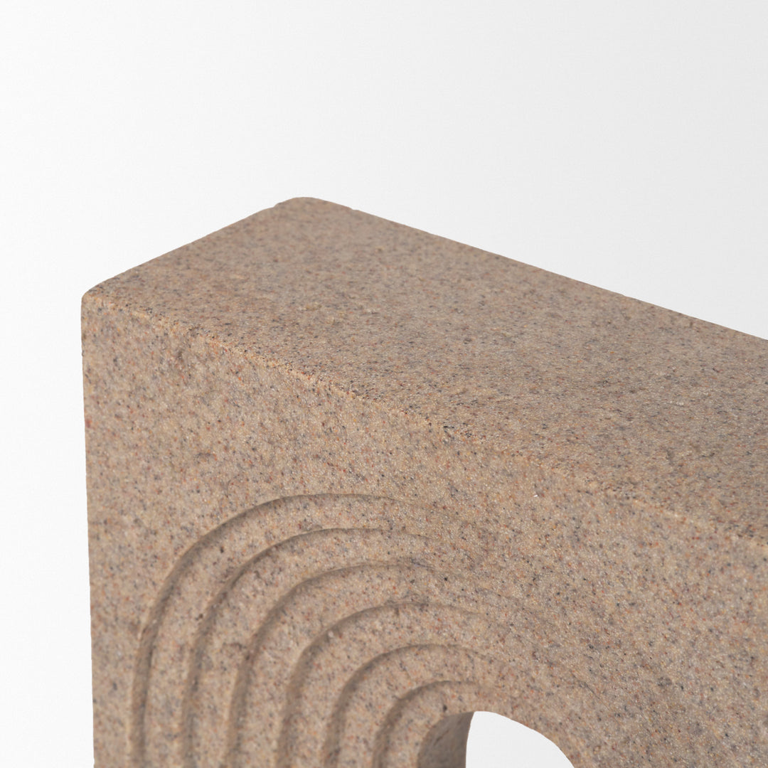 Kacia Resin Textured SandStone Decorative Object Decor Mercana